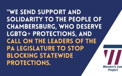 WLP Statement on Chambersburg Revoking LGBTQ+ Protections