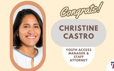 WLP Youth Access Manager Christine Castro Honored as Leader